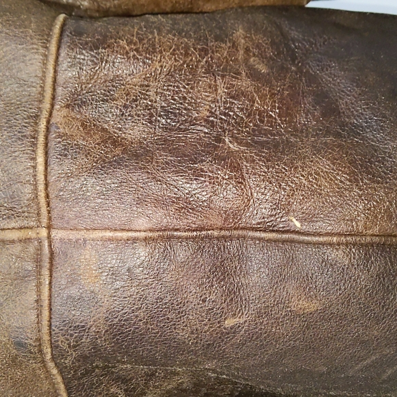 Schott NYC B-6 Type Sheepskin Flight Leather Jacket - Picture 5 of 7